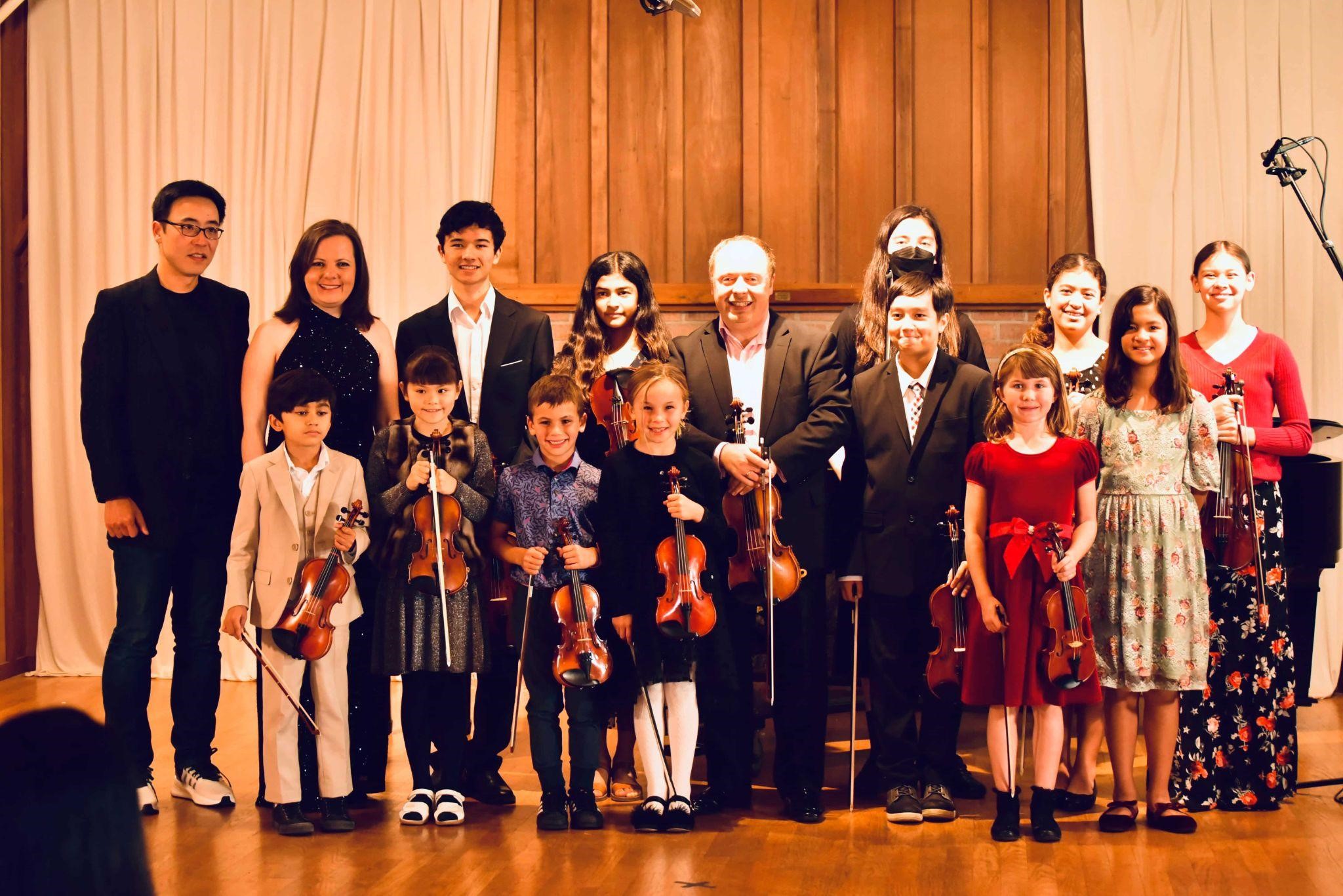 Michael Dvoskin's violin students