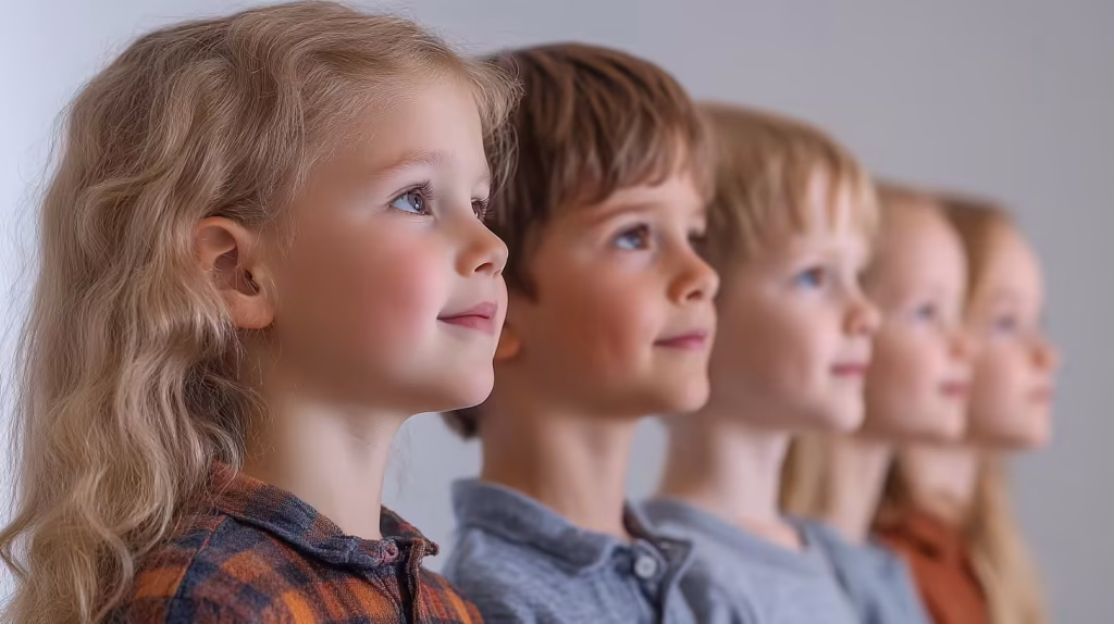 group of children at K&M Music School