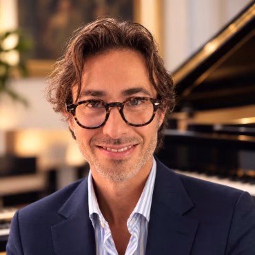 Joseph Sfregola, piano, voice, composition and film scoring teacher at K&M Music School in San Diego